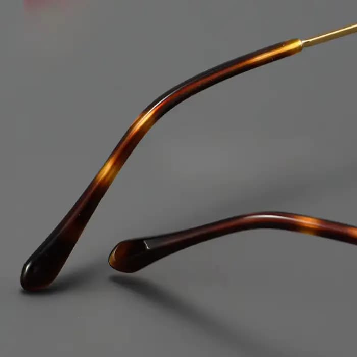 Monture de lunettes en acétate de tortue faite à la main au Japon