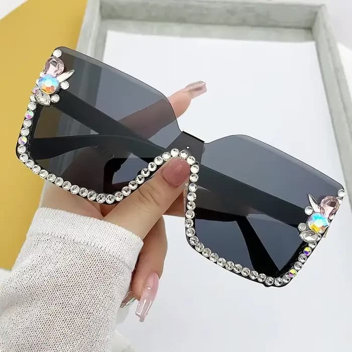 Femmes mode dégradé couleur lunettes de soleil unisexe Vintage carré voyage en plein air UV400