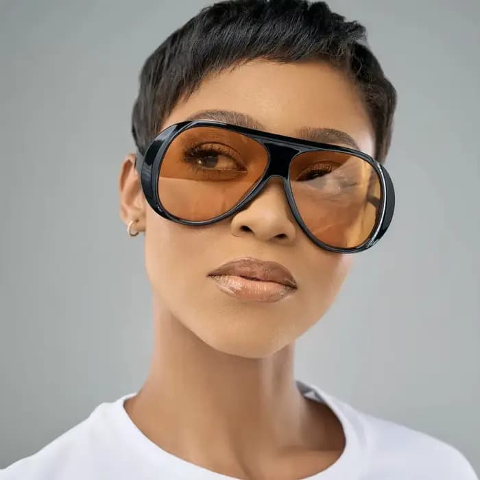 Nouvelles Lunettes de Soleil Vintage Grand Pilote Rondes pour Hommes et Femmes