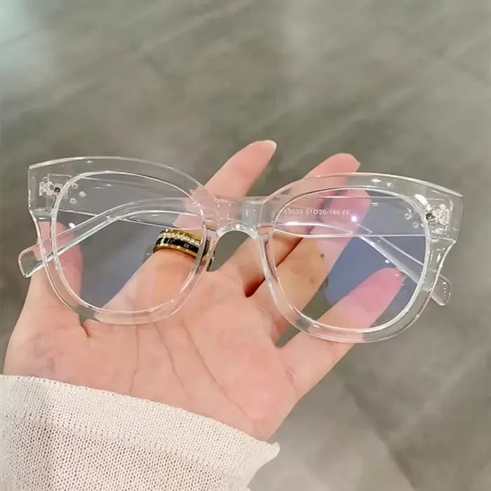 Grandes lunettes carrées anti-lumière bleue pour hommes et femmes