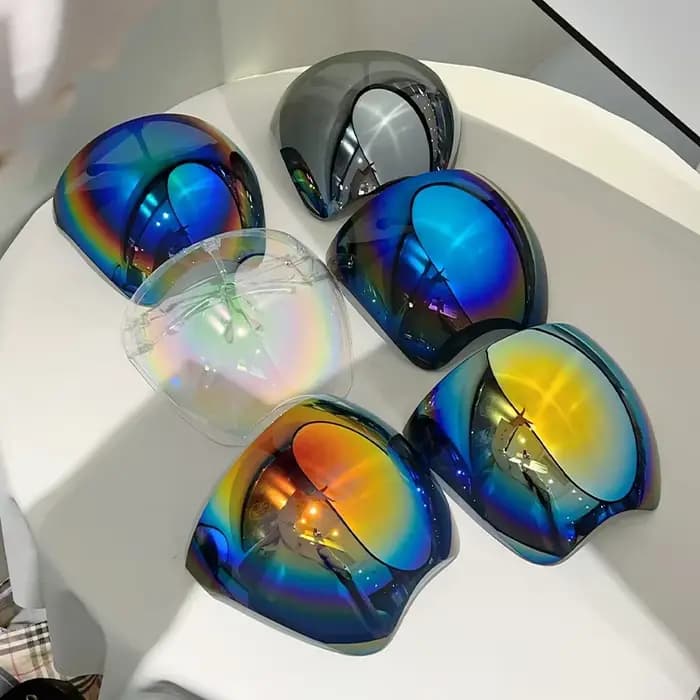 KAMMPT énorme lunettes de sport hommes miroir futuriste cyclisme en plein air