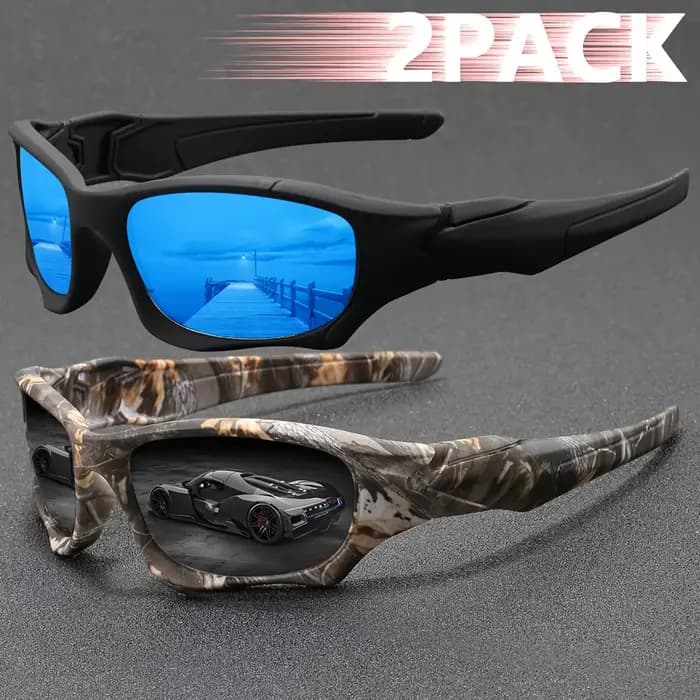 Lunettes de soleil de pêche tactiques coupe-vent pour hommes et femmes