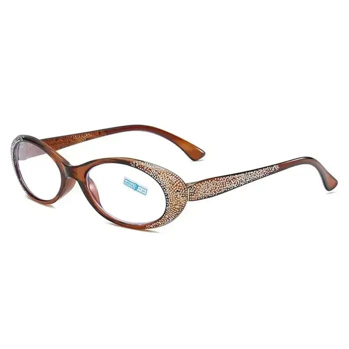 Lunettes de lecture de luxe pour femmes avec diamants