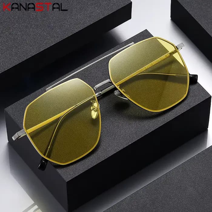 Hommes Vision nocturne lunettes de soleil UV400