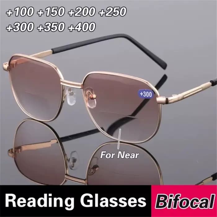 Lunettes de lecture bifocales 2 en 1 pour hommes et femmes