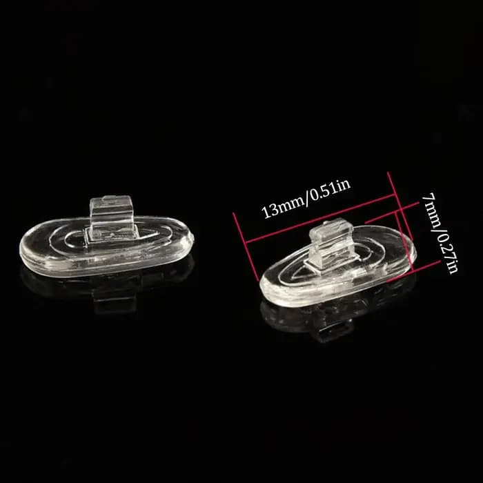 Coussinets de nez en Silicone pour lunettes