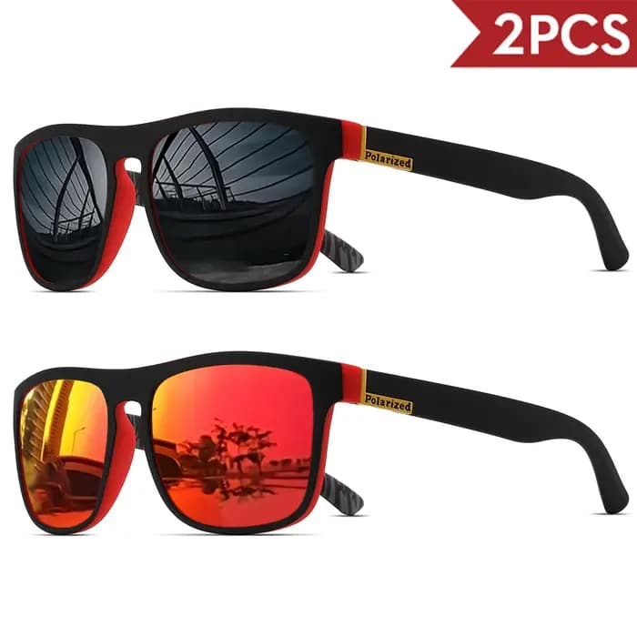 Lunettes de soleil de sport polarisées carrées classiques