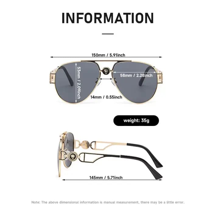 Nouvelles lunettes de soleil Pilot pour hommes et femmes