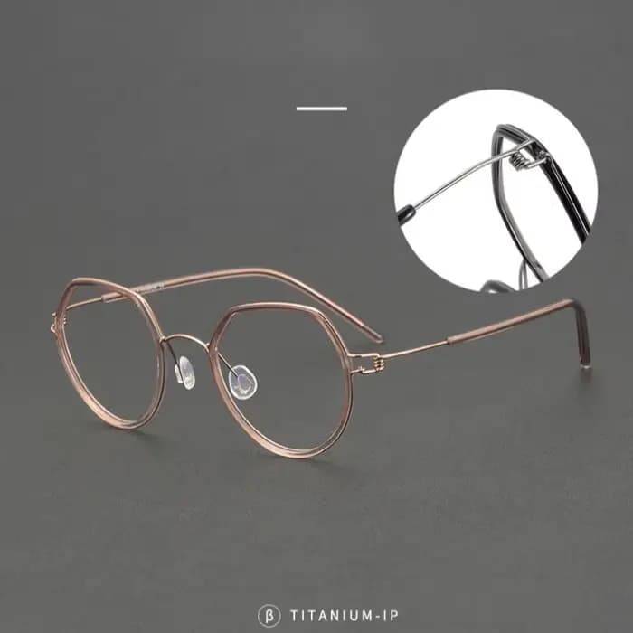 Danemark marque Deisgner sans vis lunettes montures ultra-léger femme Anti-bleu myopie