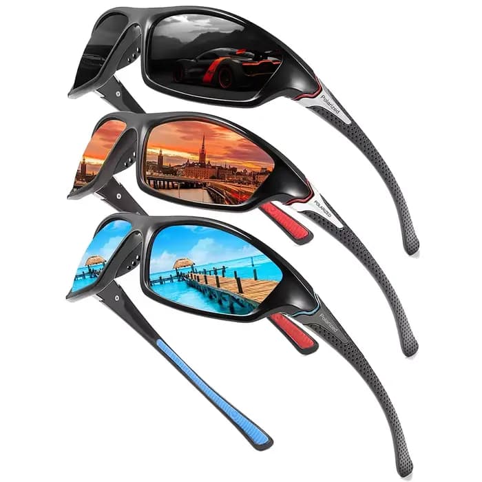 3PSC lunettes de soleil de pêche polarisées hommes femmes cyclisme conduite randonnée