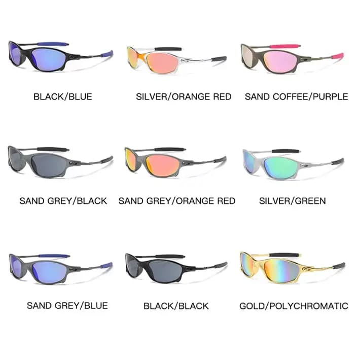 Lunettes de soleil coupe-vent colorées pour hommes et femmes