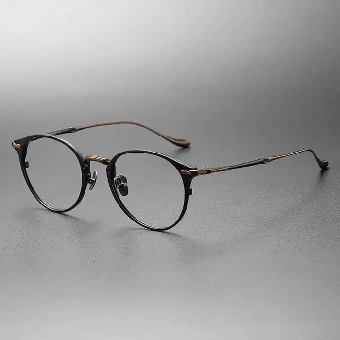 Montures de lunettes de marque de luxe en titane et acétate, lunettes rétro ovales vintage pour hommes et femmes, monture de lunettes de qualité supérieure