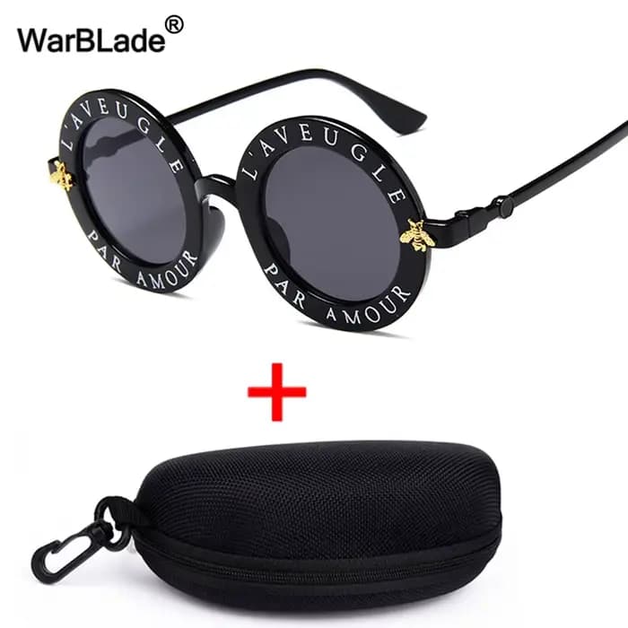 2018 nouvelle mode ronde lunettes de soleil femmes marque Designer Vintage dégradé nuances