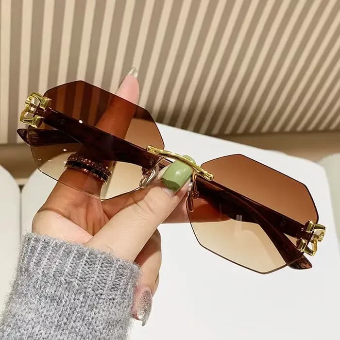 Lunettes de soleil carrées décontractées pour hommes et femmes