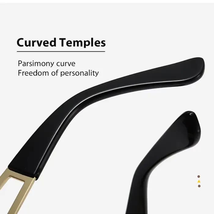 Nouvelles lunettes de soleil élégantes avec montures surdimensionnées