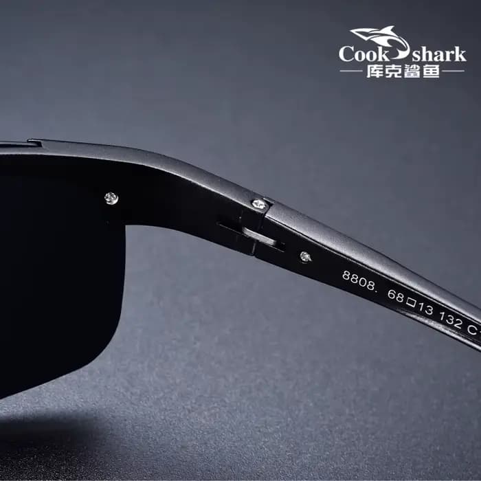 Cook Shark – lunettes de soleil en aluminium et magnésium pour hommes