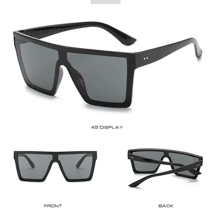 Lunettes de soleil connectées surdimensionnées à la mode pour femmes