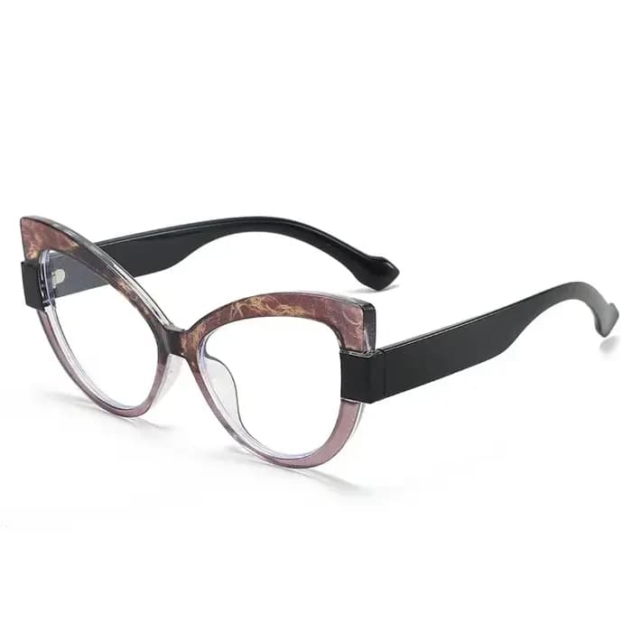 Nouvelles lunettes œil de chat haute définition à la mode avec grand cadre
