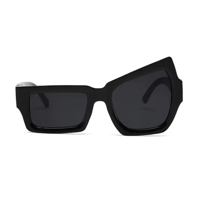 Mode lunettes De soleil carrées irrégulières homme marque