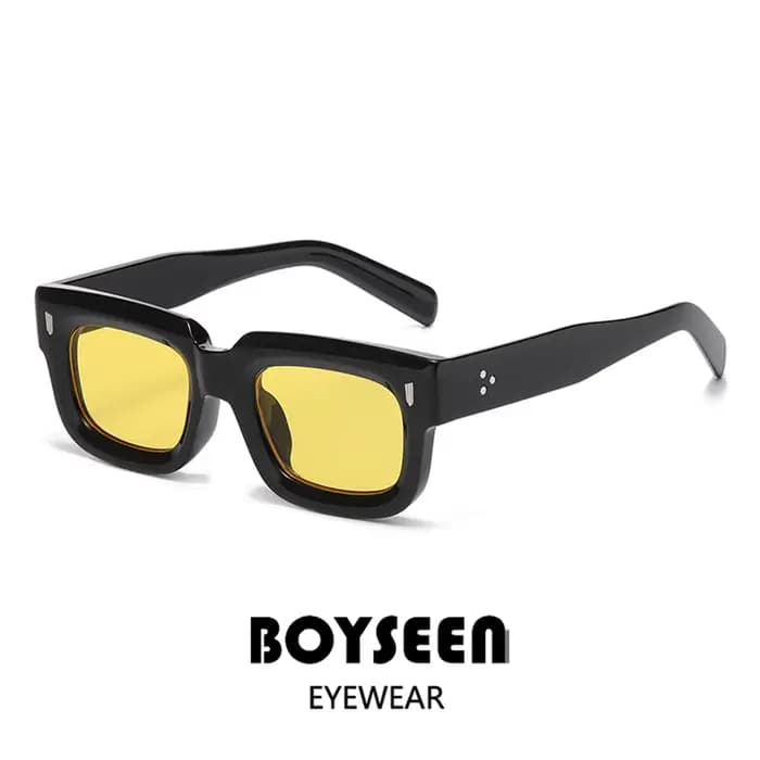 Lunettes de soleil à monture épaisse de Style Hip-hop pour hommes