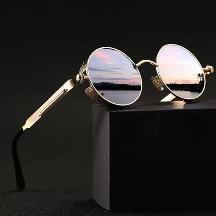 Lunettes de soleil Steampunk classiques pour hommes et femmes
