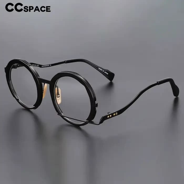 Lunettes rondes rétro faites à la main pour hommes et femmes