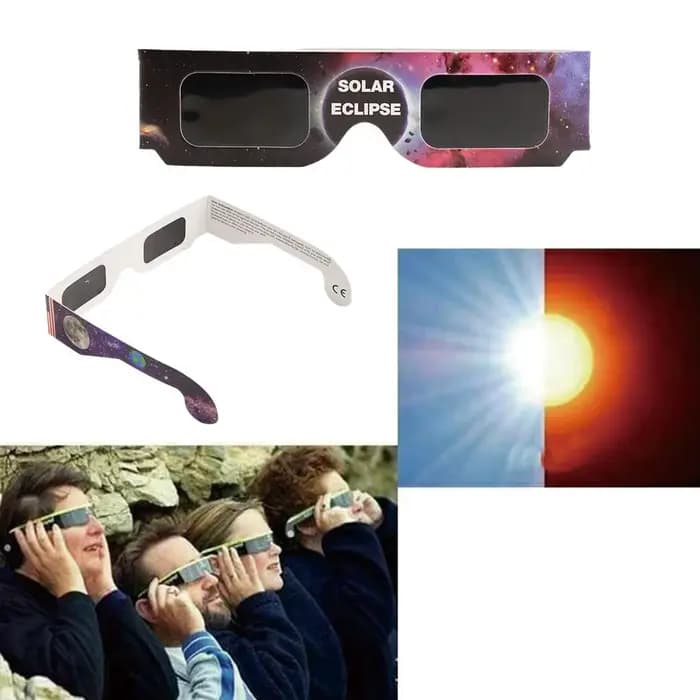 Lunettes d'éclipse solaire à monture complète