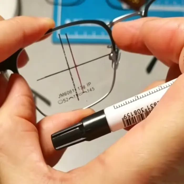 Si le centre des verres est plus grand que la distance pupillaire