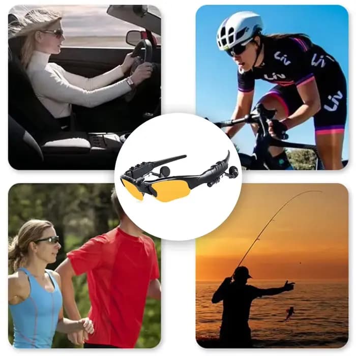 Lunettes de soleil intelligentes polarisées avec son surround
