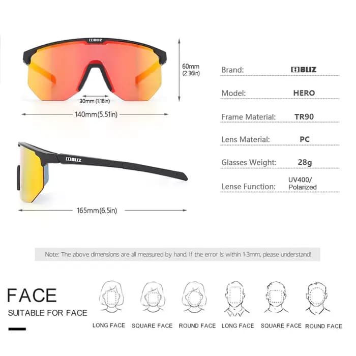 Lunettes de cyclisme B BLIZ Hero