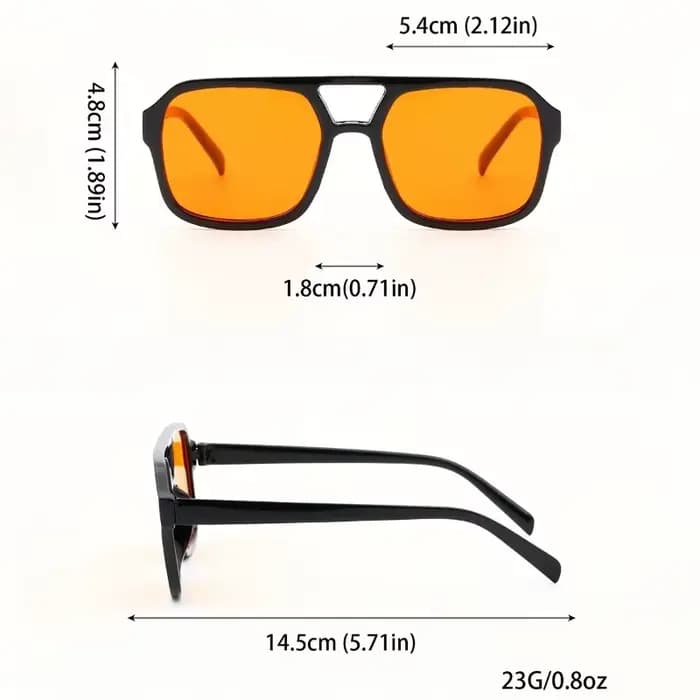 1 paire de lunettes à la mode pour femmes avec un style rétro éternel