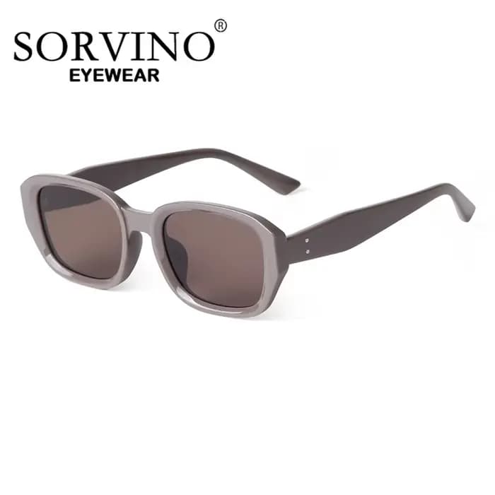 Lunettes de soleil carrées roses pour hommes et femmes