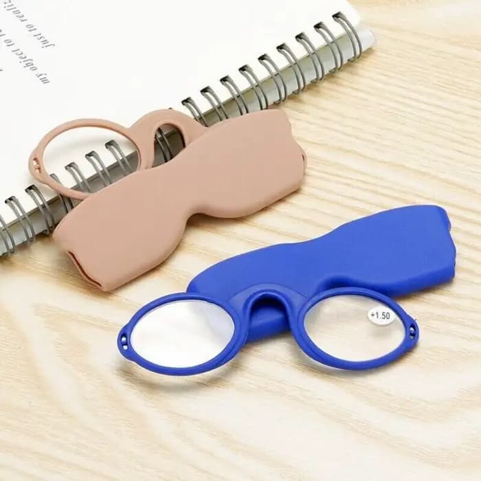 Pince-nez Mini lunettes de lecture avec étui unisexe lecteurs