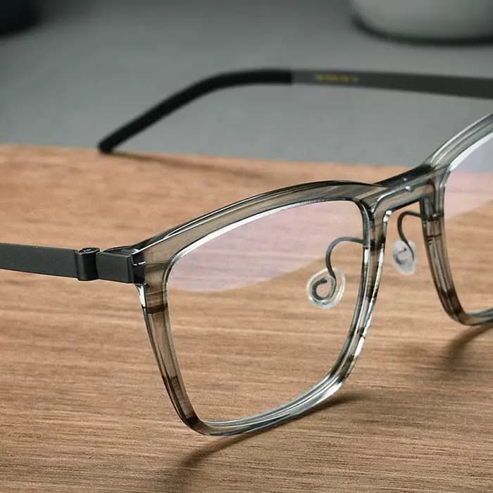 Monture de lunettes carrée pour homme et femme
