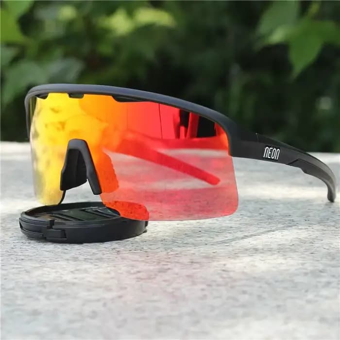 Néon marque lunettes de cyclisme