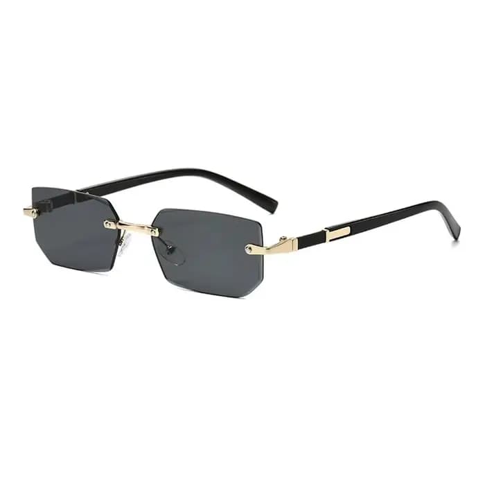Lunettes de soleil tendance sans monture pour hommes et femmes