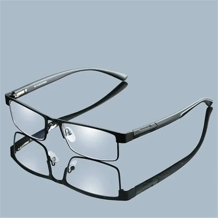 Lunettes de lecture d'affaires en alliage de titane pour hommes
