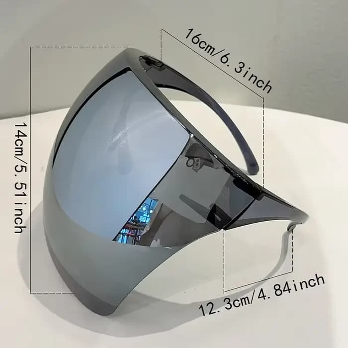 KAMMPT énorme lunettes de sport hommes miroir futuriste cyclisme en plein air