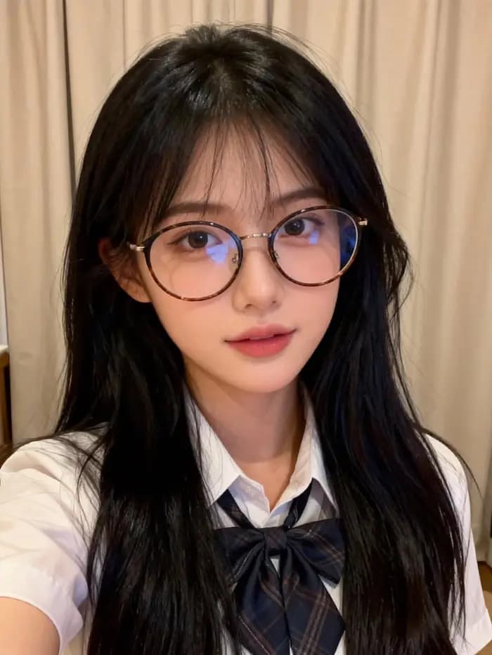 Lunettes classiques à monture noire pour femmes
