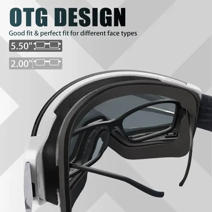 JULI lunettes de Ski magnétiques professionnelles Double couche lentille Anti-buée UV400 grand masque de Ski