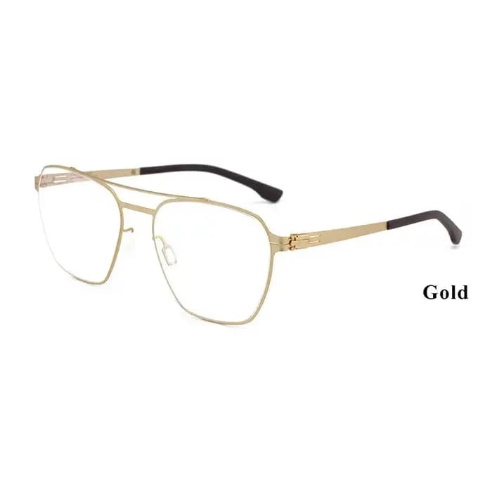 Lunettes optiques en acier inoxydable pour hommes et femmes