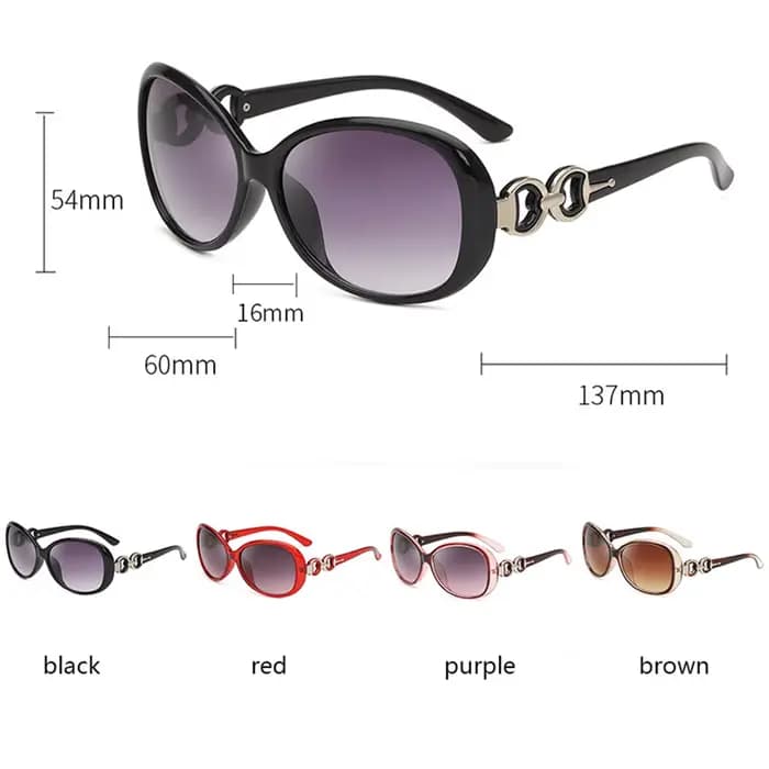 Nouvelle mode lunettes de soleil tendance grand cadre