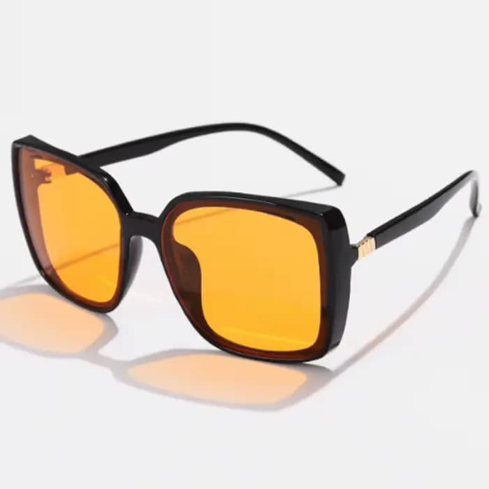 Randonnée mode surdimensionné carré Anti lumière lunettes Vintage marque concepteur