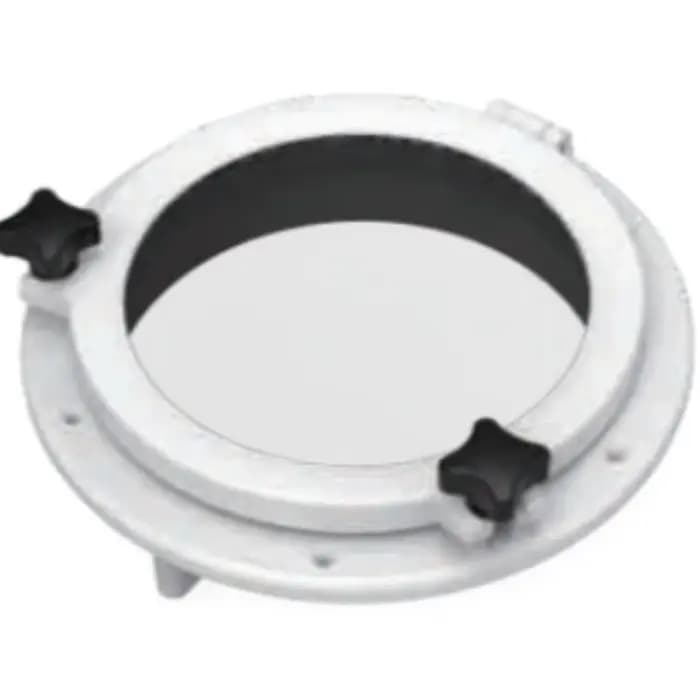 Hublot rond 21/26 cm en verre trempé pour bateau, yacht, camping-car, ouverture de hublot marin