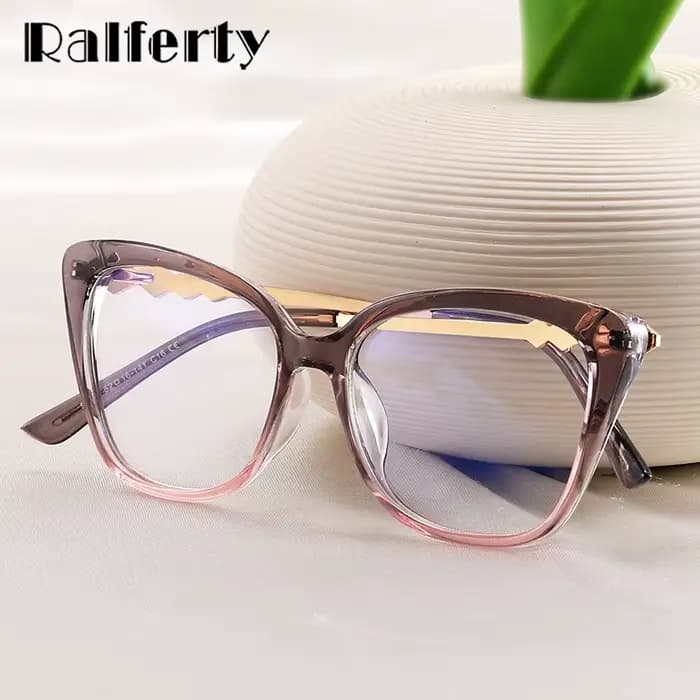 Ralferty-Monture de lunettes de luxe anti-absorbe ouissement pour femmes