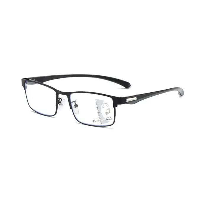 Lunettes de lecture photochromiques multifocales progressives pour hommes