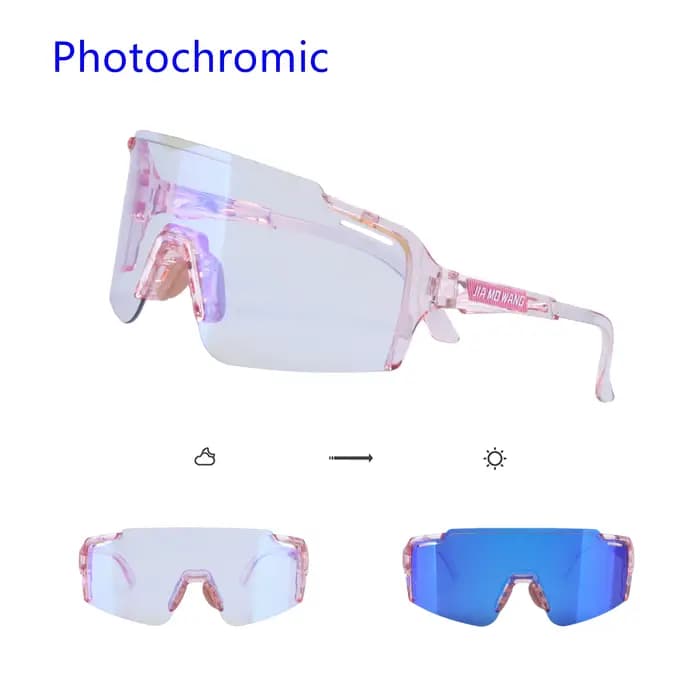 Lunettes de cyclisme photochromiques pour hommes