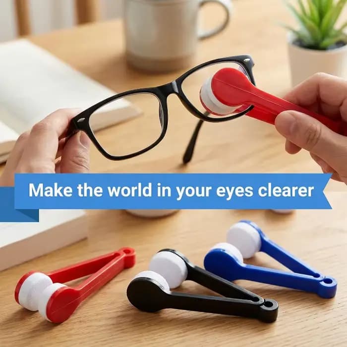 Brosse à lunettes