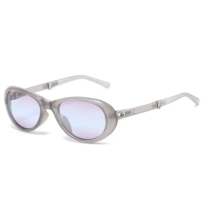 Lunettes de soleil ovales de styliste pour femmes et hommes