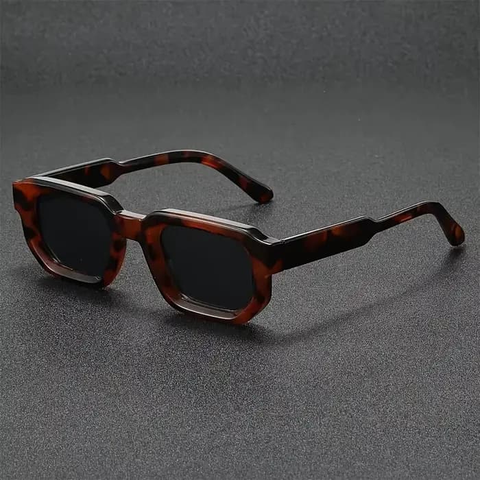 3 paires de lunettes de soleil carrées personnalisées pour hommes et femmes